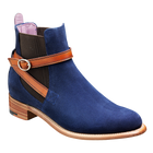 Alexandra - Navy Suede / Cedar Strap