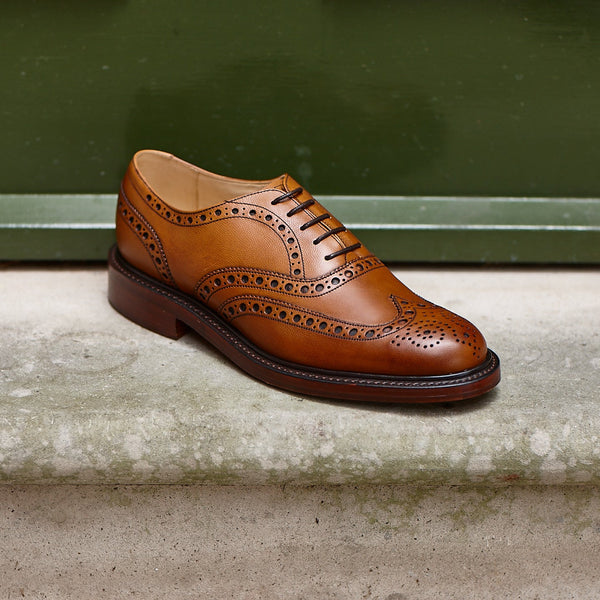 Charles - Cedar Finkorn | Herre Brogue Barker Shoes Europe