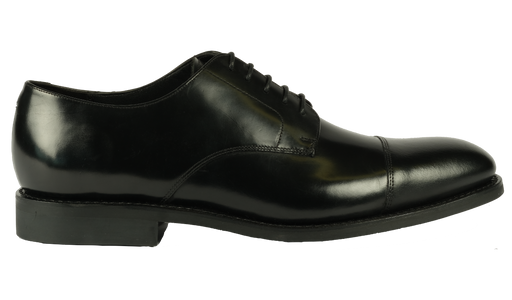 Derby Toe Cap - Nero lucido