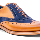 Abingdon - cederkalf/marineblauw suède