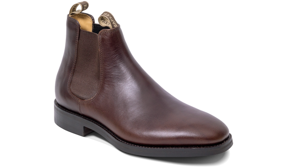 Dockers Durham Stivaletti Chelsea Uomo | Marrone Scuro, Tomaia In Pelle Sintetica E Scamosciata, Taglia 44
