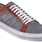 Greg - Grått semsket skinn / brunt korn