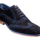 Grant - Navy / Blue Suede