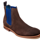 Hopper - Choc Suede / Marine Elastiek