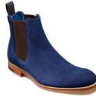 Hopper - Navy suède / bruin elastiek