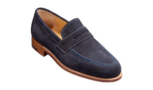 Jevington - Dark Navy Suede