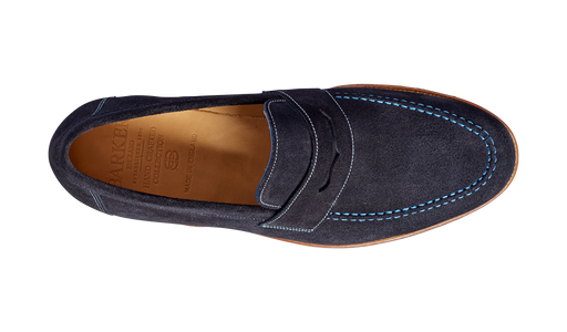 Jevington - Dark Navy Suede