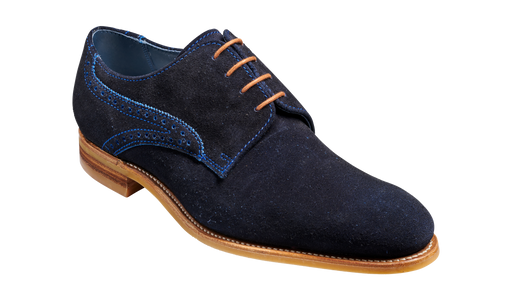 Mason - Pelle scamosciata tagliata blu scuro