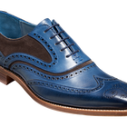 Mcclean - Navy Hand Painted / Choc Suede