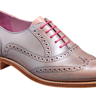 Santina ��� Lilac / Silver Hand Painted