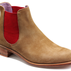 Violet - Snuff Suede Red Elastic