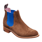 Fioletowy - Zamsz Castagnia / Niebieski Elastyczny